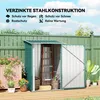 Outsunny Gerätehaus Metall, Pultdach, Abschließbare Tür, Produktbild-Vorschau 4