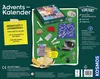 The back of a KOSMOS Experimente Adventskalender 2024 box, showcasing various experiment components and promotional text. Anteprima dell’immagine prodotto