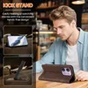 Hülle für Xiaomi Redmi 17C 5G, Retro Kunstleder Ständer Produktbild-Vorschau 3