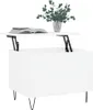 vidaXL Couchtisch Weiß 60x44,5x45 cm Holzwerkstoff Produktbild-Vorschau 3