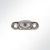 LYSEL® Drehverschluss Planenverschluss Messing vernickelt Produktbild-Vorschau 6