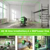 4D 16řádkový zelený laserový nivelační přístroj IP54 Náhled obrázku produktu 3