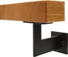 A close-up view of a wooden handrail bracket. Anteprima dell’immagine prodotto