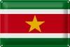 Blechschild Flagge Suriname 30x20cm Flag of Suriname Produktbild-Vorschau 1