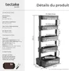 Jardinière verticale FLORA en bois laqué avec toile de Voir les images du produit 6