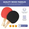 137.2cm/4.5FT Foldable Table Tennis Table,Portable Ping Produktbild-Vorschau 4
