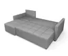 AX LIVING Schwarze Ecksofa Klein mit Schlaffunktion Dolceo Produktbild-Vorschau 3