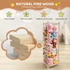 Úložný box na plyšáky – dřevěný vozík – 138 x 41 x 41 cm – Náhled obrázku produktu 4
