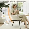 COLAMY: Silla moderna con estampado de hojas. Diseño Vista previa de la imagen del producto 13