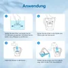 Instructions for using a water filter pitcher. Produktbild-Vorschau