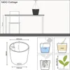 Květináč LECHUZA NIDO Cottage 28 Sand brown | závěsný koš Náhled obrázku produktu 11