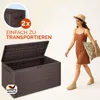 CASARIA® Gartenbox 280L UV-beständig Griffmulden Produktbild-Vorschau 7