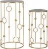 Stolná lampa Tavolo 25 x 47 x 25 cm kov plast zlatá ružová Náhľad obrázku produktu 7