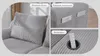 Modulares Cordsofa - 2-Sitzer mit 2 Hockern, Khaki-Hellgrau Produktbild-Vorschau 18