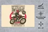 MuchoWow® Schreibtischunterlage Motorrad - Vintage - Produktbild-Vorschau 2