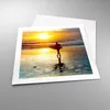 Poster - Poster ohne Rahmen - Surfer sonnenuntergang ozean Produktbild-Vorschau 3