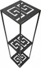 Howhomely Flower Stool Metal Black 100 cm - kvìtinový Náhled obrázku produktu 6