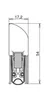 Türdichtung Ex L-15 FS C-0 1-s.L.930mm B.17,2mm Alu.silber Produktbild-Vorschau 2