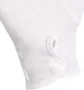 Deluxe Handschuhe Weiß mit Druckknopf Baumwolle Clown Produktbild-Vorschau 2