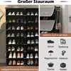 COSTWAY 8-poziomowy stojak na buty, 48-parowa plastikowa Podgląd zdjęcia produktu 6