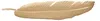 Mauro Ferretti Dekoschale Blatt Gold 18x2x55 cm Produktbild-Vorschau 2