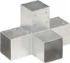 vidaXL Pfostenverbinder X-Form Verzinktes Metall 91 x 91 mm Produktbild-Vorschau 7