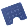 Tapis de salle de bain 60x100cm Rectangles bleu Voir les images du produit 3
