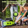 Solar Radio Kurbelradio mit LED-Lampe, 4000mAh Akku, AM/FM, Produktbild-Vorschau 4