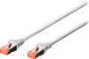 DIGITUS Patchkabel Cat6  S/FTP 2xRJ45  1.0m grau Produktbild-Vorschau 1