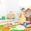 Krabbelmatte Spielmatte Baby Schadstofffrei 196x176x1cm Produktbild-Vorschau 2