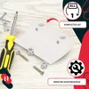 KOTARBAU Balkontürgriff Aluminium Balkongriff Weiss 9016 Produktbild-Vorschau 8