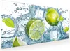 Küchenrückwand Spritzschutz Glas mit Motiv Limetten Produktbild-Vorschau 1