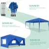 Faltpavillon 3x6m , wasserdicht&UV-Schutz 50+, inkl. Produktbild-Vorschau 3