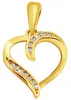 925/- Echt Silber Anhänger ohne Kette "Helina", Herz, Produktbild-Vorschau 2