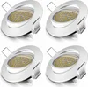 Brandson 4x LED faretto da incasso orientabile bianco caldo Anteprima dell’immagine prodotto 1