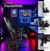 Herní kancelářská židle Tartaros, LED, masážní funkce Náhled obrázku produktu 7