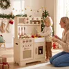 COSTWAY Cucina per bambini, cucina giocattolo con fornelli Anteprima dell’immagine prodotto 2