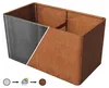 146 x 80 x 60 cm Grządka podwyższona, stal corten, optyka Podgląd zdjęcia produktu 3
