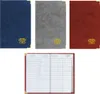 Three different colored address books are displayed side-by-side, with an open address book shown below them. Náhľad obrázku produktu