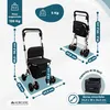 Mobiclinic Rollator con cestino Shopper pieghevole Anteprima dell’immagine prodotto 2