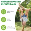 Turnreck aus Lärchen Rundholz mit Reckstange rot und Produktbild-Vorschau 3