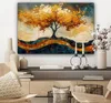 MuchoWow® - Leinwandbilder - Baum - Natur - Gold - Modern, Produktbild-Vorschau 7