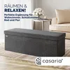 CASARIA® Panca Contenitore Pieghevole 115x40x40cm con Anteprima dell’immagine prodotto 2