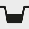 A black silhouette of a tool on a light gray background. Voir les images du produit