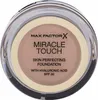 A top-down view of a Max Factor Miracle Touch foundation compact. Podgląd zdjęcia produktu