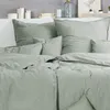 Hahn Renforce Bettwäsche 155x220 stonewashed olive khaki Produktbild-Vorschau 6