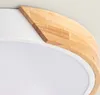 LED Deckenleuchte 24W Rund Holz und Aluminium Ø418 mm CCT Produktbild-Vorschau 5