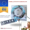 IPX4 Premium 100mm Abluft Zuluft Grow Lüfter Ventilator für Produktbild-Vorschau 5