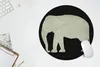 MuchoWow® Mauspad Mousepad Elefant - Karte - Vintage 50x50 Produktbild-Vorschau 5