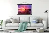 MuchoWow® Textilposter Steg - Wasser - Sonne - Rosa - Produktbild-Vorschau 3